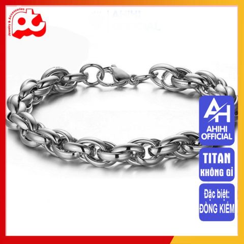 Lắc Tay Nam Titan Cao Cấp - Phong Cách Mạnh Mẽ, Bền Bỉ, Thời Trang Đẳng Cấp Không Gỉ, Quà Tặng Đặc Biệt Cho Phái Mạnh