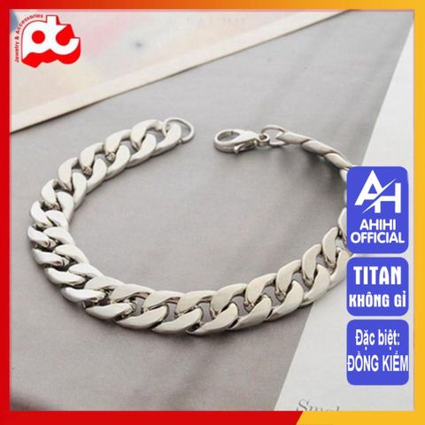 Lắc Tay Titan Cao Cấp Nam Nữ - Phong Cách Sang Trọng, Không Gỉ, Độ Bền Cao, Kích Cỡ 9mm, Quà Tặng Thời Trang Thích Hợp