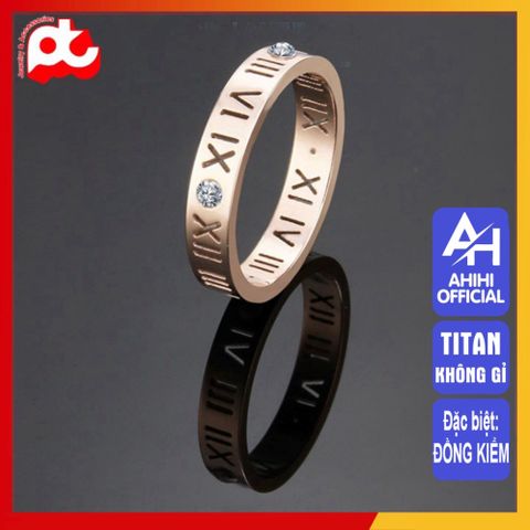 Nhẫn Nữ Titan Cao Cấp - Thiết Kế Thanh Lịch, Không Gỉ, Nhẹ, Dễ Điều Chỉnh, Món Quà Sang Trọng Cho Dịp Đặc Biệt
