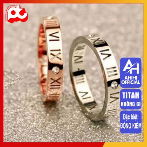 Nhẫn Nữ Titan Cao Cấp - Thiết Kế Thanh Lịch, Không Gỉ, Nhẹ, Dễ Điều Chỉnh, Món Quà Sang Trọng Cho Dịp Đặc Biệt