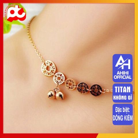 Lắc chân nữ titan cao cấp - Thiết kế thanh lịch, không gỉ, an toàn cho da, phụ kiện thời trang hoàn hảo, nhiều màu sắc hấp dẫn