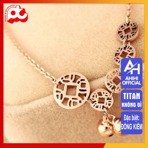 Lắc chân nữ titan cao cấp - Thiết kế thanh lịch, không gỉ, an toàn cho da, phụ kiện thời trang hoàn hảo, nhiều màu sắc hấp dẫn