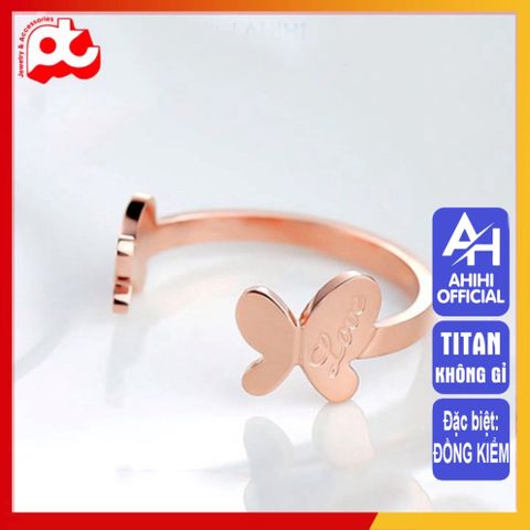 Nhẫn Nữ Titan Cao Cấp - Thiết Kế Thanh Lịch, Không Gỉ, Đa Dạng Màu Sắc, Phù Hợp Mọi Dịp, Quà Tặng Ý Nghĩa