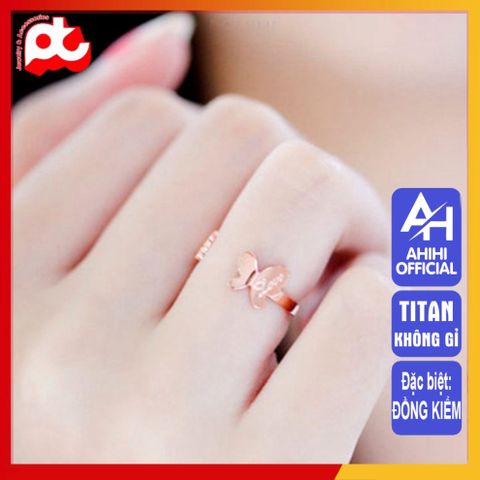 Nhẫn Nữ Titan Cao Cấp - Thiết Kế Thanh Lịch, Không Gỉ, Đa Dạng Màu Sắc, Phù Hợp Mọi Dịp, Quà Tặng Ý Nghĩa