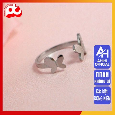 Nhẫn Nữ Titan Cao Cấp - Thiết Kế Thanh Lịch, Không Gỉ, Đa Dạng Màu Sắc, Phù Hợp Mọi Dịp, Quà Tặng Ý Nghĩa