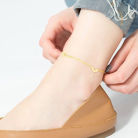 Lắc Chân Nữ Titan Cao Cấp - Chống Gỉ, Đèn Đẹp, Phong Cách Thanh Lịch, An Toàn Cho Da, Món Quà Thời Trang Hoàn Hảo