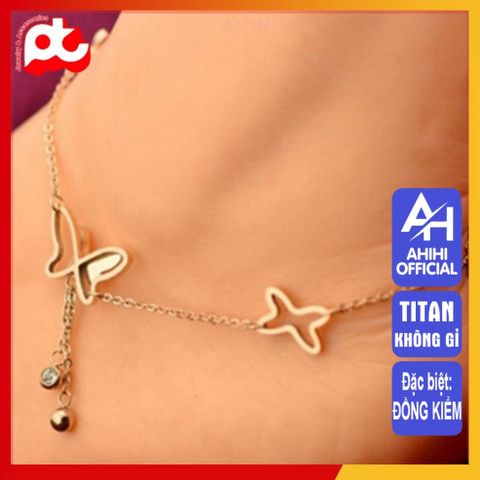Lắc Chân Nữ Titan Cao Cấp - Thiết Kế Thanh Lịch, Bền Bỉ, An Toàn Đối Với Da - Quà Tặng Hoàn Hảo Cho Phụ Nữ