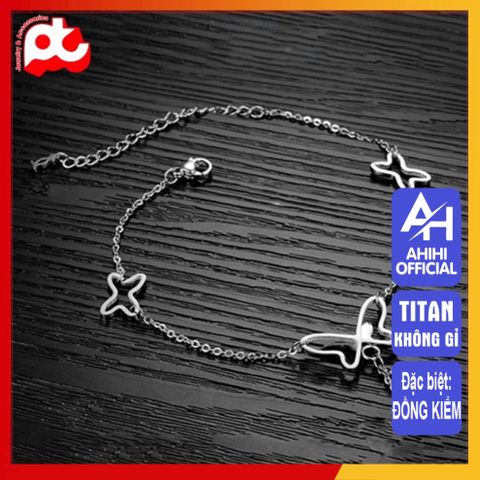 Lắc Chân Nữ Titan Cao Cấp - Thiết Kế Thanh Lịch, Bền Bỉ, An Toàn Đối Với Da - Quà Tặng Hoàn Hảo Cho Phụ Nữ