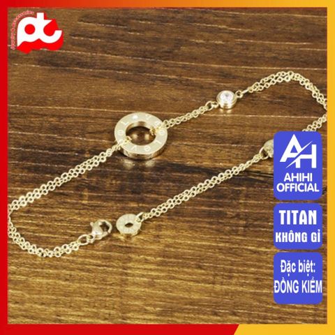 Lắc Chân Nữ Titan Cao Cấp - Thiết Kế Thanh Lịch, Bền Bỉ, Không Gỉ - Phụ Kiện Thời Trang Cho Mọi Dịp
