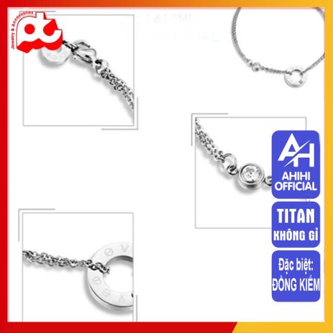 Lắc Chân Nữ Titan Cao Cấp - Thiết Kế Thanh Lịch, Bền Bỉ, Không Gỉ - Phụ Kiện Thời Trang Cho Mọi Dịp