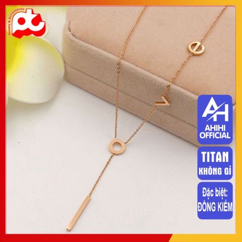 Dây Chuyền Nữ Titan Cao Cấp - Sang Trọng, Tinh Tế và Bền Bỉ - Phụ Kiện Thời Trang Nữ An Toàn Cho Da, Không Kích Ứng