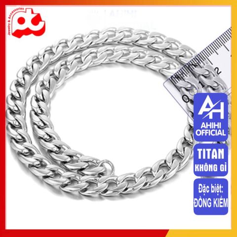 Dây Chuyền Nam Titan Cao Cấp - Phong Cách Mạnh Mẽ, Sang Trọng, Chống Gỉ, Đen/Trắng - Trang Sức Thời Trang Nam Chính Hãng 3H JEWELRY