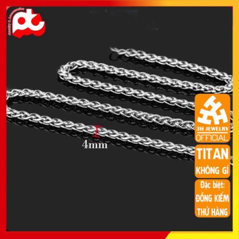Dây Chuyền Nam Titan Cao Cấp Thời Trang Mạnh Mẽ, Không Gỉ - Phụ Kiện Đẳng Cấp, Quà Tặng Ý Nghĩa Cho Nam Giới
