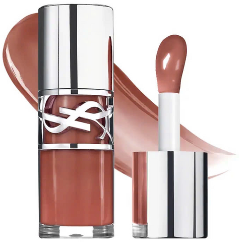 [ tester ] Son Dưỡng Môi YSL Loveshine Plumping Lip Oil Gloss 4 Honey Pure Love