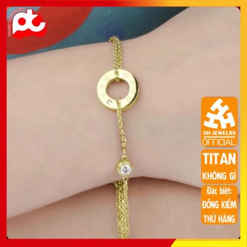 Lắc Tay Nữ Titan Cao Cấp - Sang Trọng, Thanh Lịch, Bền Bỉ, An Toàn Cho Da - Phụ Kiện Thời Trang Nữ Tôn Vẻ Đẹp