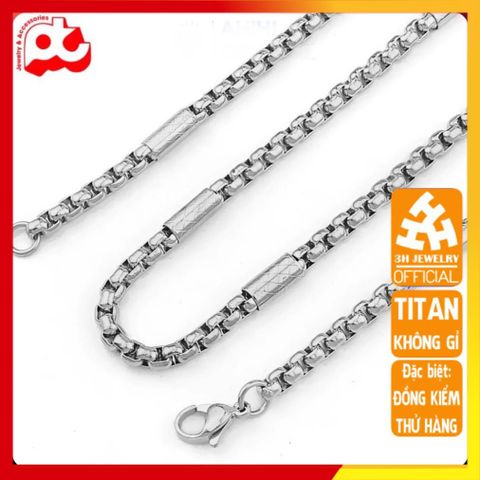 Dây Chuyền Titan Nam Cao Cấp - Thiết Kế Mạnh Mẽ, Chống Trầy Xước, Phong Cách Thời Trang Nam Tính, Quà Tặng Ý Nghĩa