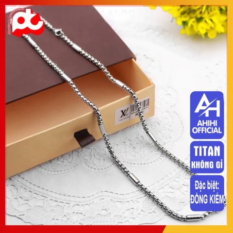 Dây Chuyền Titan Nam Cao Cấp - Thiết Kế Mạnh Mẽ, Chống Trầy Xước, Phong Cách Thời Trang Nam Tính, Quà Tặng Ý Nghĩa