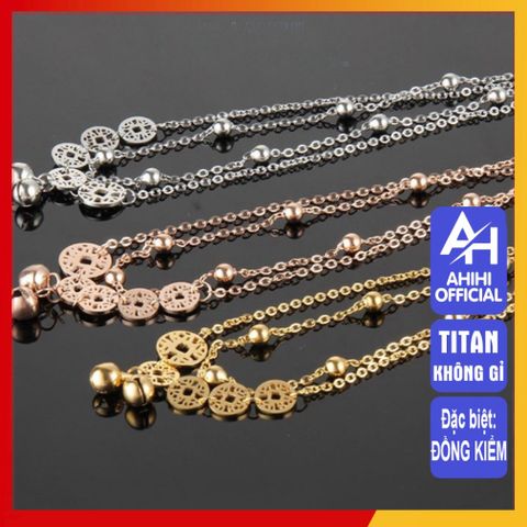 Lắc Chân Nữ Titan Cao Cấp - Thiết Kế Thanh Lịch, Không Gỉ, Dành Cho Phong Cách Thời Trang Sang Trọng, Nhiều Màu Sắc và Kích Cỡ