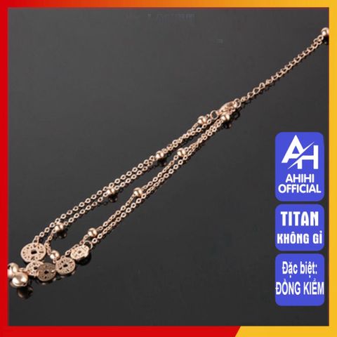 Lắc Chân Nữ Titan Cao Cấp - Thiết Kế Thanh Lịch, Không Gỉ, Dành Cho Phong Cách Thời Trang Sang Trọng, Nhiều Màu Sắc và Kích Cỡ