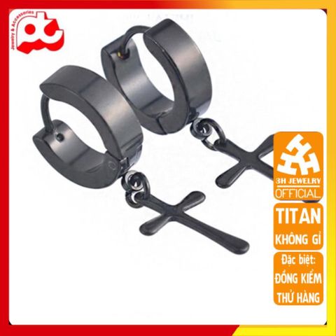 Bông Tai Nam Titan Cao Cấp - Thiết Kế Nam Tính Đẳng Cấp, Kháng Gỉ, Phong Cách Thời Trang Hiện Đại - Quà Tặng Hoàn Hảo cho Phái Mạnh