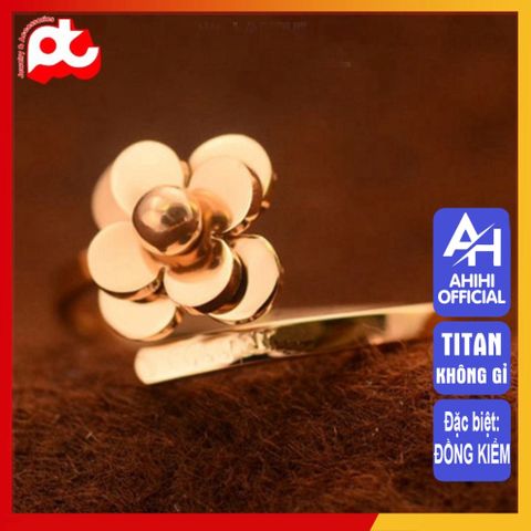 Nhẫn Nữ Titan Cao Cấp - Thiết Kế Thanh Lịch, Không Gỉ, Đặc Biệt Dành Cho Phụ Nữ - Quà Tặng Sang Trọng, Đa Dạng Màu Sắc và Kích Thước