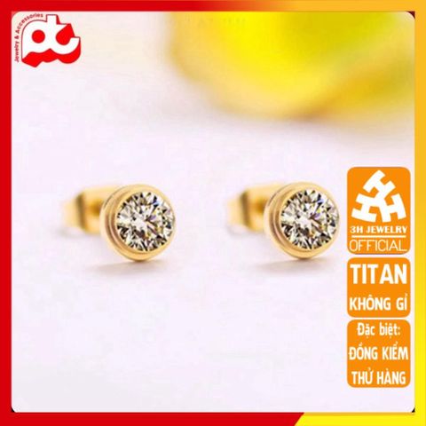 Bông Tai Nữ Titan Cao Cấp - Thiết Kế Thanh Lịch, Sang Trọng, Không Gỉ Cho Phụ Nữ - Quà Tặng Ý Nghĩa