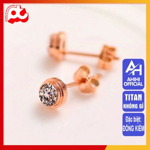 Bông Tai Nữ Titan Cao Cấp - Thiết Kế Thanh Lịch, Sang Trọng, Không Gỉ Cho Phụ Nữ - Quà Tặng Ý Nghĩa