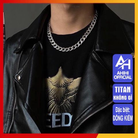 Dây Chuyền Titan Cao Cấp Nam Nữ, Thiết Kế Đẳng Cấp, Bền Bỉ Không Gỉ, Phong Cách Hip Hop, Quà Tặng Ý Nghĩa cho Nam Giới