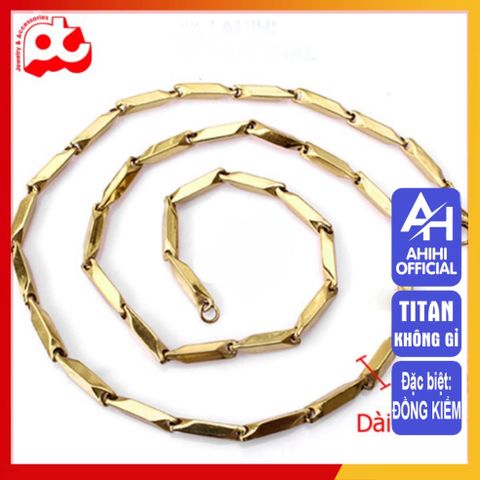 Dây Chuyền Titan Cao Cấp Nam Sang Trọng - Dây Chuyền Thép Không Gỉ, Phong Cách Mạnh Mẽ, An Toàn Cho Da, Quà Tặng Ý Nghĩa