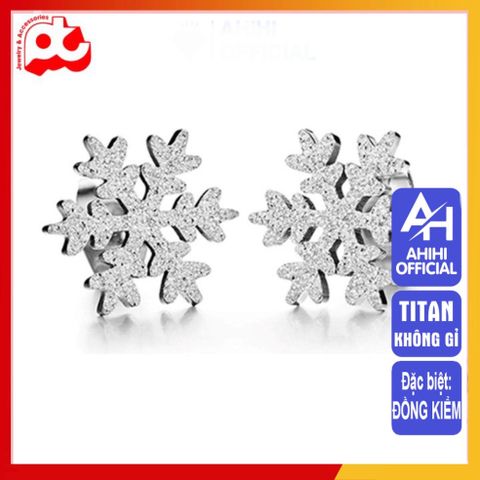 Bông Tai Nữ Titan Cao Cấp - Thanh Lịch, Sang Trọng, Không Gỉ, An Toàn Cho Da - Trang Sức Đẹp Cho Phụ Nữ