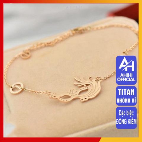 Lắc Chân Nữ Titan Cao Cấp - Phụ Kiện Thời Trang Thanh Lịch, Chống Gỉ, Đeo An Toàn Cho Da Nhạy Cảm - Quà Tặng Đặc Biệt