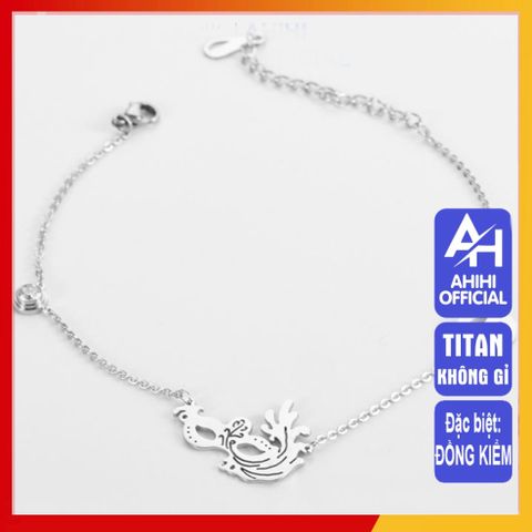 Lắc Chân Nữ Titan Cao Cấp - Phụ Kiện Thời Trang Thanh Lịch, Chống Gỉ, Đeo An Toàn Cho Da Nhạy Cảm - Quà Tặng Đặc Biệt