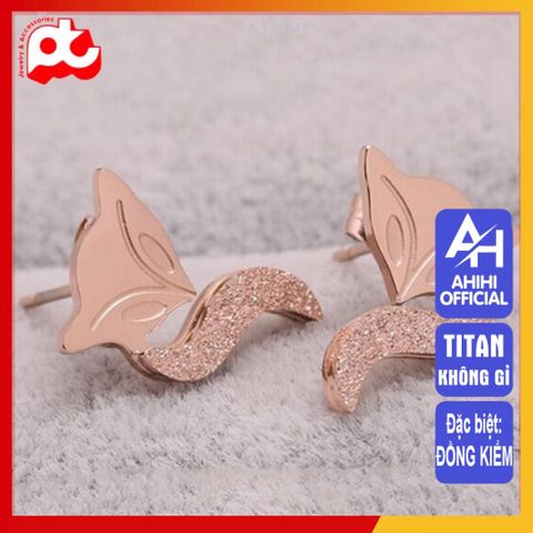 Bông Tai Nữ Titan Cao Cấp - Thanh Lịch, Sang Trọng Chống Gỉ Sét, Phụ Kiện Thời Trang Nữ, Quà Tặng Ý Nghĩa