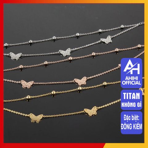 Lắc Chân Nữ Titan Cao Cấp - Thiết Kế Thanh Lịch, Không Gỉ, An Toàn Cho Da, Phụ Kiện Thời Trang Và Quà Tặng Hoàn Hảo