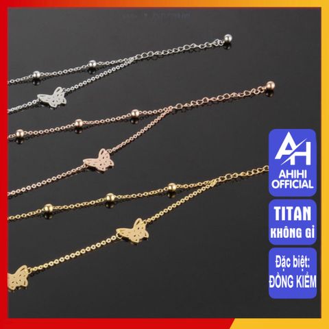 Lắc Chân Nữ Titan Cao Cấp - Thiết Kế Thanh Lịch, Không Gỉ, An Toàn Cho Da, Phụ Kiện Thời Trang Và Quà Tặng Hoàn Hảo