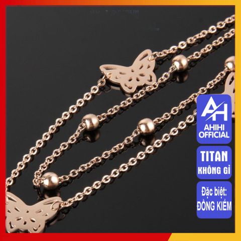 Lắc Chân Nữ Titan Cao Cấp - Thiết Kế Thanh Lịch, Không Gỉ, An Toàn Cho Da, Phụ Kiện Thời Trang Và Quà Tặng Hoàn Hảo