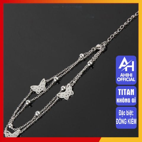 Lắc Chân Nữ Titan Cao Cấp - Thiết Kế Thanh Lịch, Không Gỉ, An Toàn Cho Da, Phụ Kiện Thời Trang Và Quà Tặng Hoàn Hảo
