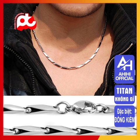 Dây Chuyền Nam Titan Cao Cấp - Sang Trọng và Đẳng Cấp, Chống Gỉ, Màu Trắng, Phong Cách Nam Tính, Quà Tặng Ý Nghĩa