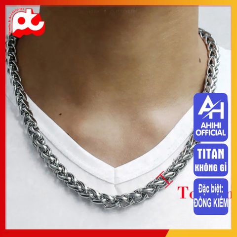 Dây Chuyền Titan Nam Cao Cấp 7mm - Phong Cách Sang Trọng Chống Gỉ Sét - Trang Sức Nam Đẳng Cấp, An Toàn Cho Da
