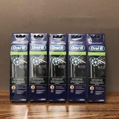 Đầu bàn chải đánh răng điện Oral-B thay thế - Bộ 8 đầu mềm an toàn cho nướu, thiết kế làm sạch hiệu quả cho cả trẻ em và người lớn