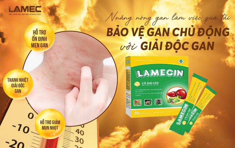 Viên Uống Giải Rượu Gan Lamec - Hỗ Trợ Giải Độc Gan, Bảo Vệ Men Gan, Sản Phẩm Chính Hãng cho Sức Khỏe Tối Ưu