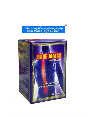 Viên Uống Bone Match (60 Viên) - Hỗ Trợ Sức Khỏe Xương Khớp, Giúp Giảm Đau Nhức và Cải Thiện Vận Động