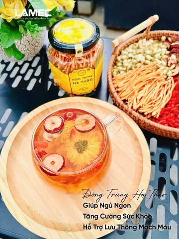 Nấm Đông Trùng Hạ Thảo LAMEC - Thực Phẩm Chức Năng Hỗ Trợ Sức Khỏe, Tăng Cường Sức Đề Kháng, Khối Lượng 15g