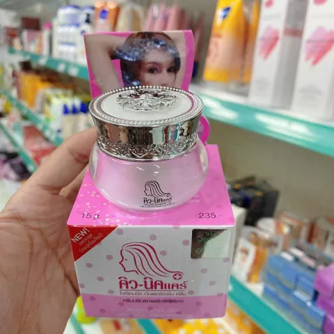 Kem Q-NIC Care 15g - Giảm Thâm Nách, Đầu Gối, Khuỷu Tay - Đặc Trị Da Trắng Sáng, Glutathione & Sữa Non, Chính Hãng Thái Lan