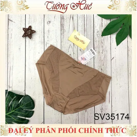 Quần lót nữ Bon Bon SV35174 - Lưng vừa phối lưới thoải mái, chất liệu nylon co giãn, phù hợp nhiều size và màu sắc.