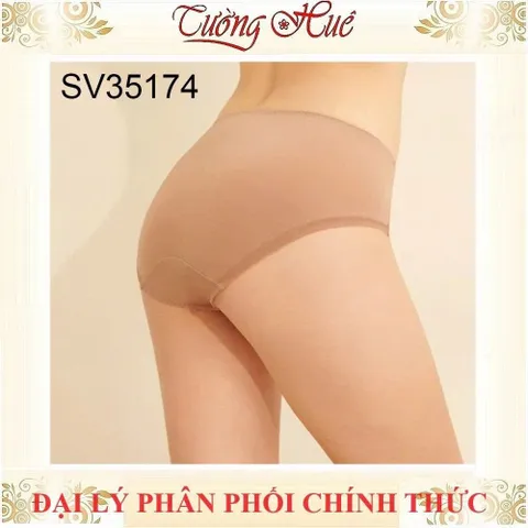 Quần lót nữ Bon Bon SV35174 - Lưng vừa phối lưới thoải mái, chất liệu nylon co giãn, phù hợp nhiều size và màu sắc.