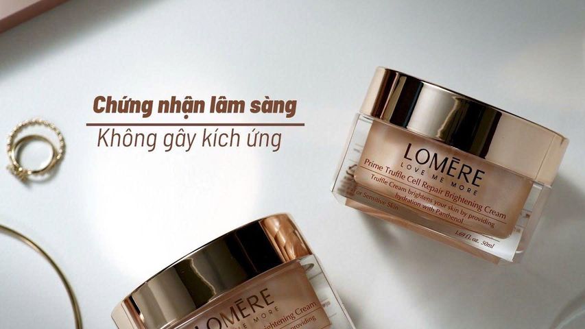Kem Dưỡng Trắng Phục Hồi Da Lomere Prime Truffle Cell Repair 50ml - Kem Dưỡng Ẩm Giúp Làm Sáng và Khỏe Da Tự Nhiên