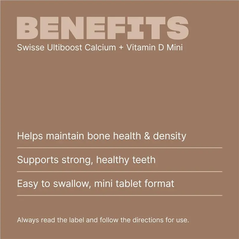 Viên uống SWISSE Ultiboost Canxi Vitamin D3 Hỗ Trợ Xương Khớp - 150 Viên Cho Sức Khỏe Xương Chắc Khỏe