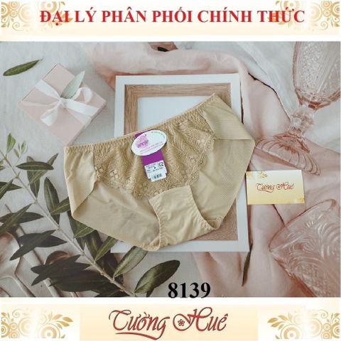 Quần lót nữ Annie 8139 phối ren lưng - Đồ lót sang trọng, thoải mái, không hóa chất độc hại, nhiều màu và kích thước lựa chọn