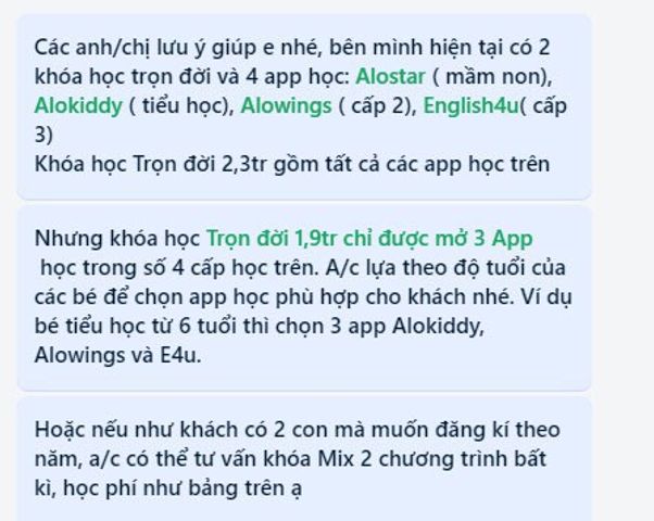 Gói Học Trọn Đời Tiếng Anh ALOKIDDY cho Trẻ Em - Chương Trình Cambridge và Tăng Cường Toán, Khoa Học cho Mầm Non đến THPT